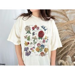Vintage Alice in Wonderland Shirt, Wonderland Seed Goldentime Shirt, Wildflower Shirt, The Flower Shirt, Disney Flower S