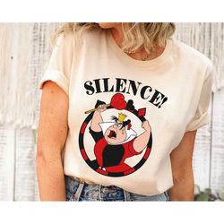 Retro Queen Of Hearts Silence Shirt / Alice In Wonderland Disney Villains T-shirt / Walt Disney World / Disneyland Trip