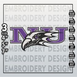 Niagara Purple Eagles Embroidery Designs, NCAA Logo Embroidery Files, NCAA Niagara Purple, Machine Embroidery Pattern