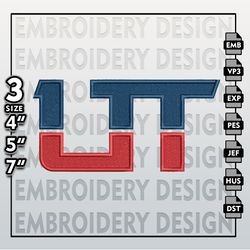 Utah Tech Trailblazers Embroidery Designs, NCAA Logo Embroidery Files, NCAA Trailblazers, Machine Embroidery Pattern
