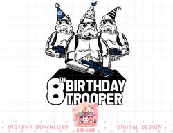 Star Wars Stormtrooper Party Hats Trio 8th Birthday Trooper  png