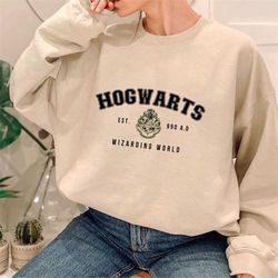 Hogwarts Sweatshirt - Wizard Shirt - Wizard Sweatshirt - Hogwarts Christmas - Gift For Magic Lovers - Wizarding School S