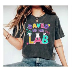 Retro Nurse Saved By The Lab Shirt, Lab Tech Shirt, Medtech Shirt, Phlebotomy Week, Lab Week 2023 Gift, Phlebotomy Shirt