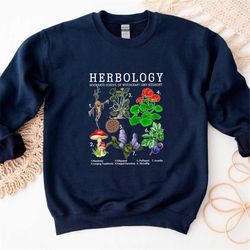 Herbology SweatShirt, Herbology Plants SweatShirt, Gift For Plant Lover, Botanical Shirt, Plant Lover Shirt,Plant SweatS