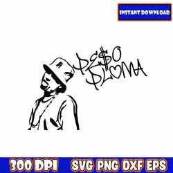 Peso Pluma SVG, Cutting File, Png Eps Dxf Digital Clipart, Great for Viny Decals, Stickers, T-Shirts, Mugs & More!