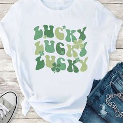 Retro Saint Patrick's Day Shirt, Lucky Vintage, Vintage St Patrick's Day Shirt, Day Drinking Shirt, Retro Shirt, Lucky S