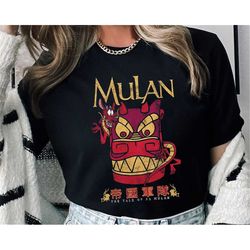 The Tale Of Fa Mulan Mushu Dragon Stone Shirt / Retro Disney T-shirt / Magic Kingdom Park / Walt Disney World / Disneyla