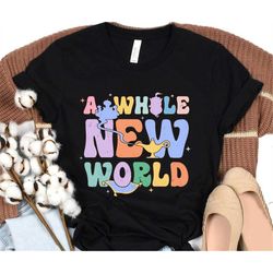 Patel Color Aladdin A Whole New World Shirt / Aladdin Song Disney T-shirt / Magic Kingdom / Walt Disney World Shirt / Di