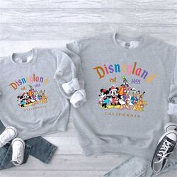 Disneyland Est. 1955 Sweatshirt | Magic Kingdom Sweatshirt | Women Disney Sweatshirt | Disney Vacation Hoodies