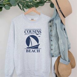 Cousins Beach Sweatshirt | Trendy Summer Cousins Beach North Carolina Sweater | Cousins Beach Shirt