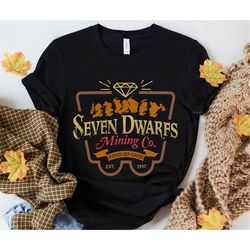 Retro Seven Dwarfs Mining Co Shirt / Snow White And Seven Dwarfs Disney T-shirt / Walt Disney World Tee / Disneyland Tri