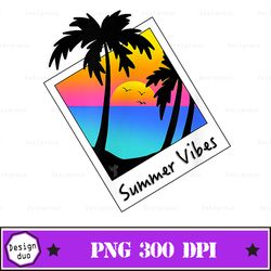 Sunset Png, Beach Png, Palm Tree Png Cut Files, Cricut Design Space, Silhouette, Instant Download Png