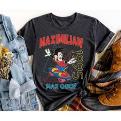Retro Max Goof Skateboard Maximilian 1995 Shirt / A Goofy Movie T-shirt / Walt Disney World Tee / Disneyland Family Vaca