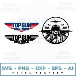 Top Gun Maverick Inspired, Stencil, Cut Out, Cricut Ready With Svg, Eps, Png File Ready For Download