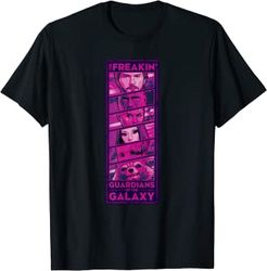 Marvel Guardians of the Galaxy Vol. 3 Freakin' Pink Panels T-Shirt