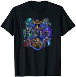 Marvel Guardians of the Galaxy Vol. 3 Galactic Heroes Poster T-Shirt