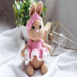 Crochet Pattern Amigurumi Cute Bunny, Amigurumi stuff toys tutorial, Amigurumi pattern rabbit, Cute toys patterns