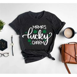 Mama's Lucky Charm St Patrick's Day Shirt,Cute Matching Shirt,St Patrick's Celebration,Lucky Shirt,Gift,Happy St Patrick
