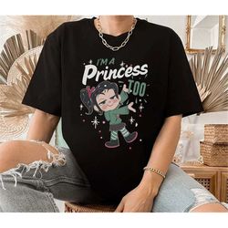 Vanellope Sweatshirt, Disney's Wreck It Ralph 2, Princess Logo Graphic Tee, Portrait Tee, Vanellope T-Shirt, Vanellope V