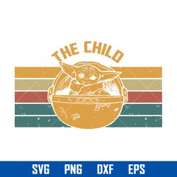 Baby Yoda The Child Svg, Baby Yoda Svg, Star Wars Svg, Png Dxf Eps Digital File