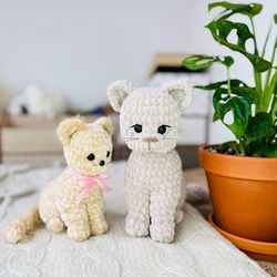 Crochet pattern BABY KITTEN / Crochet PATTERN plush toy kitty / Amigurumi stuff toys tutorial / Amigurumi cat