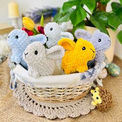 Crochet Pattern DWARF RABBIT / Crochet PATTERN plush toy / Amigurumi stuff toys tutorial / Amigurumi pattern rabbit
