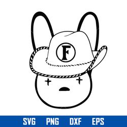 Bad Bunny Grupo Frontera Svg, Grupo Frontera Svg, Bad Bunny Svg, Png Dxf Eps File