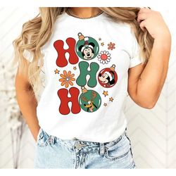Ho Ho Ho Disney Christmas Shirt,Disney Family Vacation Shirt,Disney Trip,Matching Shirt,X-Mas At Disney,Disney Junkie,X-