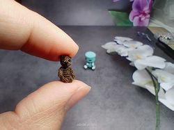 micro bear. teddy bear gift. bear as a gift. miniature. doll toy. dollhouse. gift. mothers day. bear. micro toys.