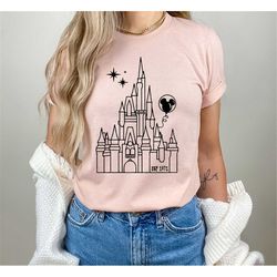 Disney Castle Shirts, Disneyworld Shirt, Magic Kingdom Shirt, Disney Trip Shirt, Vintage Disney Shirt, Disney Woman Shir
