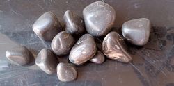 Black Pebbles Mix 20 MM To 50 MM Size Pack of 25 Pebbles For Decor