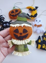 scarecrow, cute halloween decorations, halloween tray decor, home decor, scary ornaments