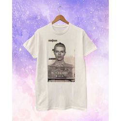 David Bowie Mugshot T-shirt Unisex
