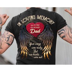 Personalized Memorial Shirt, In Loving Memory Sweatshirt, Custom Memorial Gift, Remembrance Tshirt, Loss of Loved One Yo