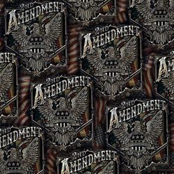 2ND Amendment Silver Eagle Seamless Tileable Repeating Pattern
