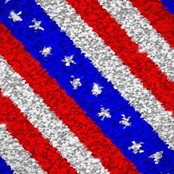 Glitter US Flag 32 Seamless Tileable Repeating Pattern