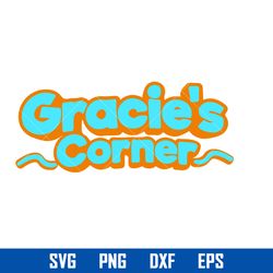 Gracie's Corner Logo Svg, Logo Gracie's Corner Clipart, Gracie's Corner Svg, Png Eps Dxf Digital File