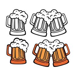 Beer Mug SVG, PNG, PDF,  Cheers And Beers Svg, Beer Glass Mugs