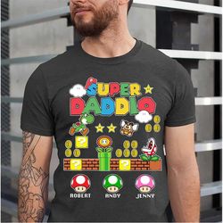 Personalized Super Daddio Shirt, Funny Dad Shirt, Father's Day Funny Shirt, Daddio Shirt, Super Dad Shirt, Dad Hero Shir