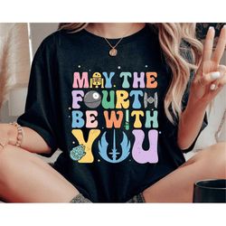 Retro Star Wars May The Fourth Be With You Shirt / Star Wars Celebration / May The 4th / Galaxy's Edge Trip / Star Wars