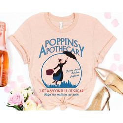 Retro Poppins Apothecary Mary Poppins Shirt / Funny Disney T-shirt / Magic Kingdom Park / Walt Disney World Shirt / Disn
