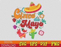 Cinco de Mayo, funny Mexican fiesta 5 De Mayo Svg, Eps, Png, Dxf, Digital Download