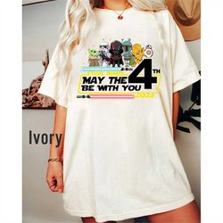 Comfort Colors Star Wars Shirt, May The 4th Be With You Shirt, Disney Star Wars Shirt, Baby Yoda, The Galaxy Edge Shirt,
