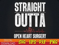 Funny Open Heart Surgery Art For Heart Patient Men Women Svg, Eps, Png, Dxf, Digital Download