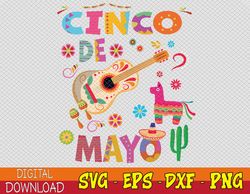 Cinco De Mayo Svg Mexican Fiesta 5 De Mayo Svg, Eps, Png, Dxf, Digital Download