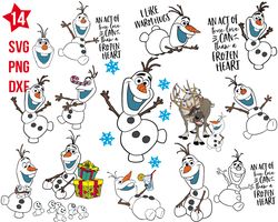 Disney Olaf happy svg, Frozen Olaf svg png