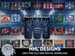 32 FILE NHL Designs Tumbler Bundle Png