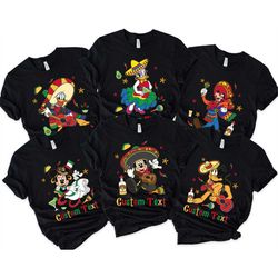 Personalized Mickey and Friends Cinco De Mayo Shirt / Disney Mexico Mexican T-shirt / Custom Disney Holiday Shirt / Disn