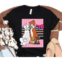 Retro 70s The Aristocats Marie Berlioz Toulouse Duchess Thomas Shirt / Disney Cats T-shirt / Walt Disney World / Disneyl