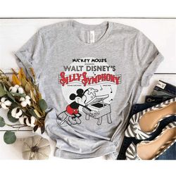 Retro Mickey Mouse 1929 Silly Symphony Shirt Walt Disney Movie T-shirt Magic Kingdom Disneyland Trip Disney World Funny